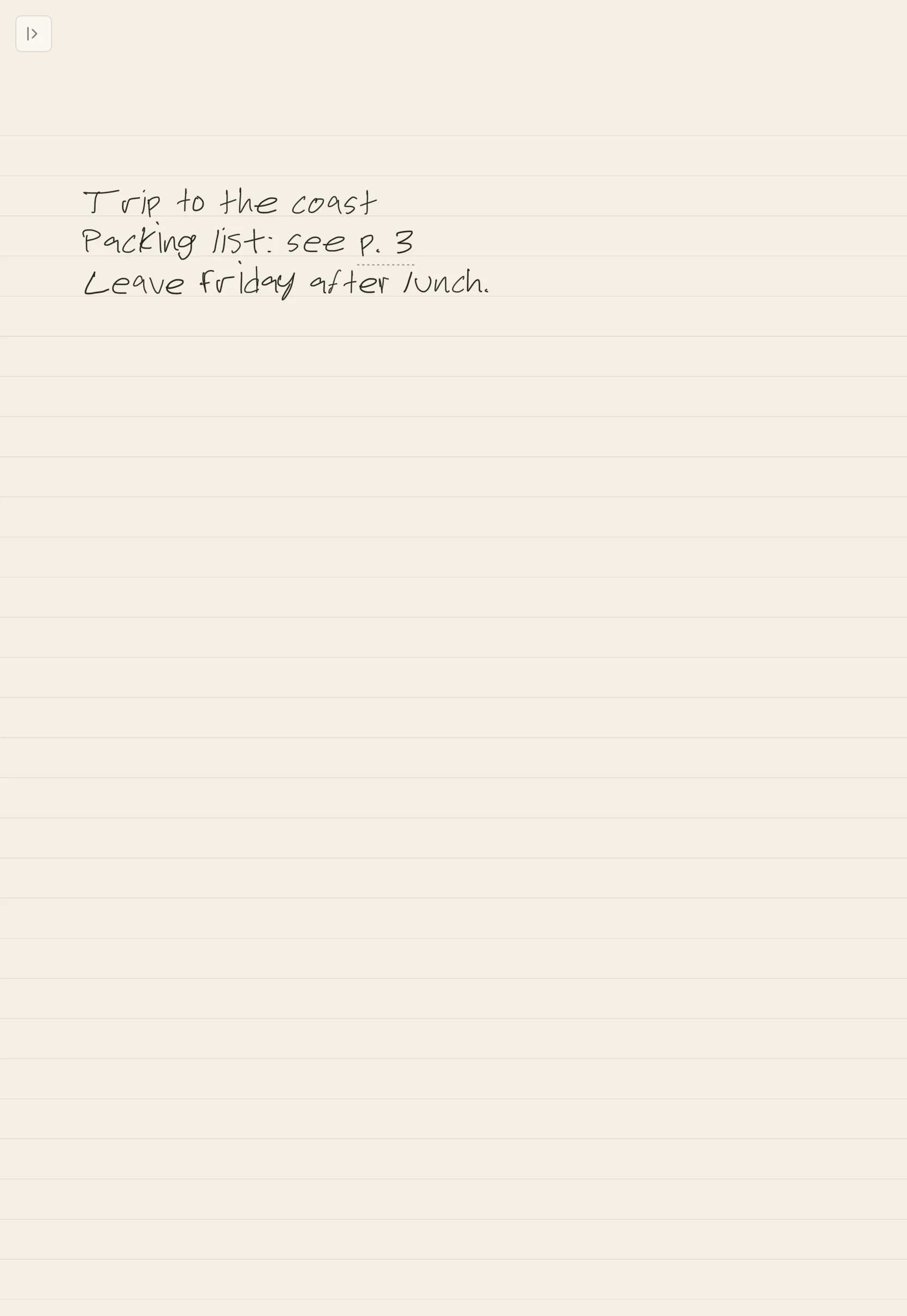 A handwritten page reference with a faint dotted underline, marking it as a link.